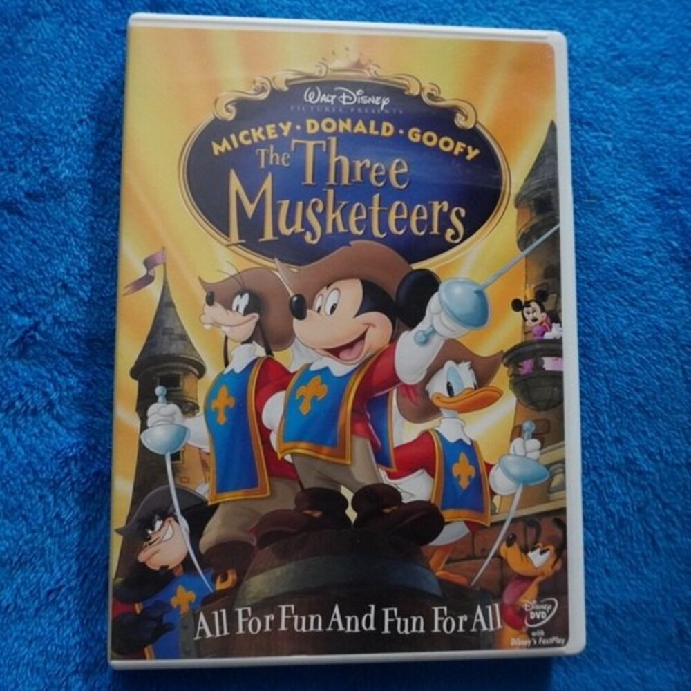 The Three Musketeers Mickey Donald Goofy DVD